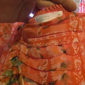 Lauren Conrad Floral Pleated Dress